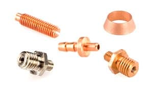 Copper Screw Machine Components Parts